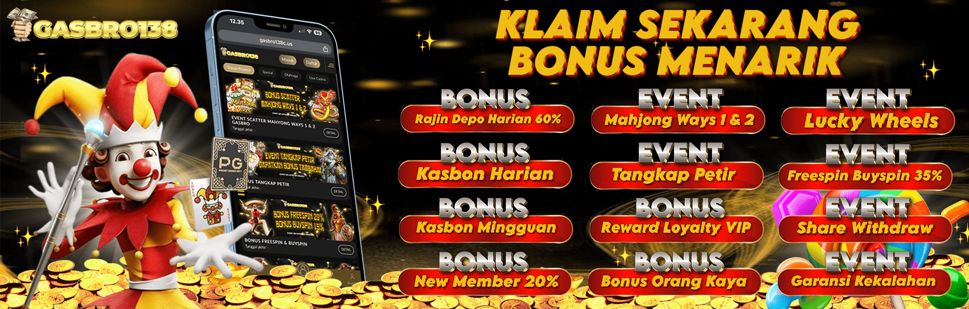 KLAIM BONUS MENARIK SEKARANG