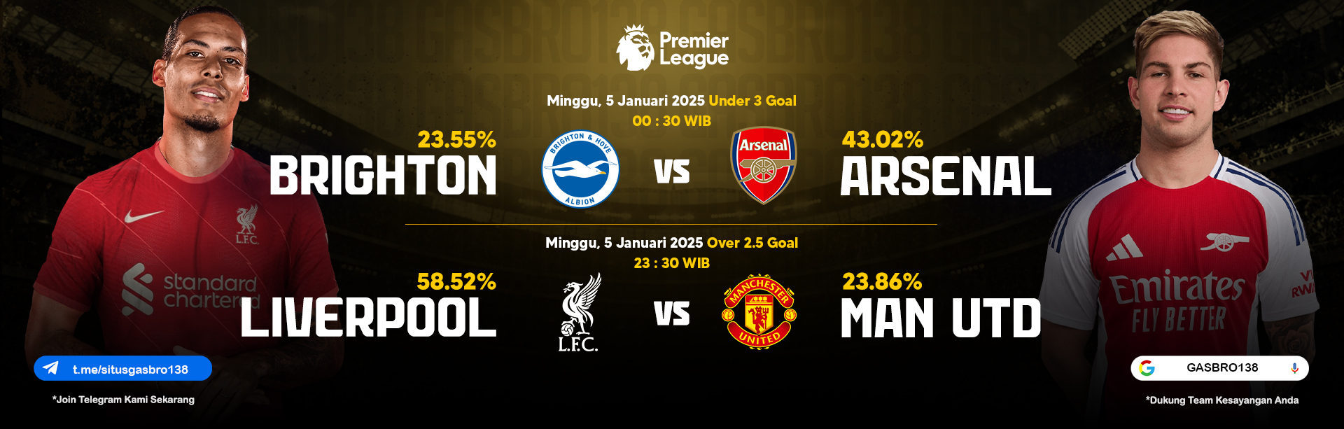 EPL 5 JAN