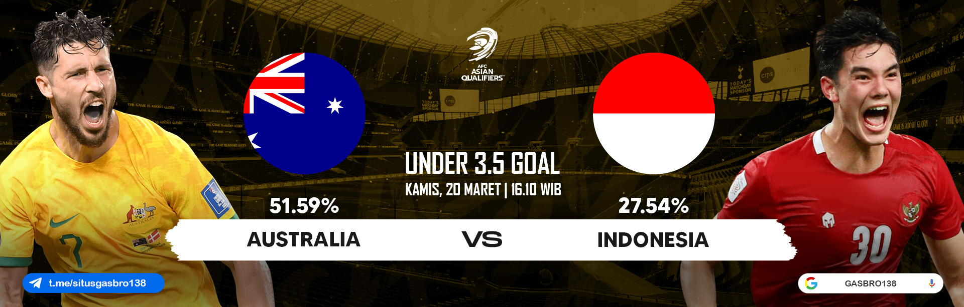 AUTRALIA VS INDONESIA