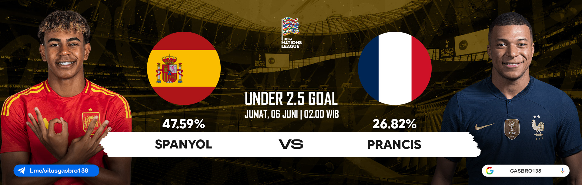 SPANYOL VS PRANCIS