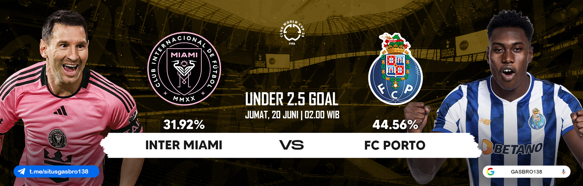 INTER MIAMI VS FC PORTO