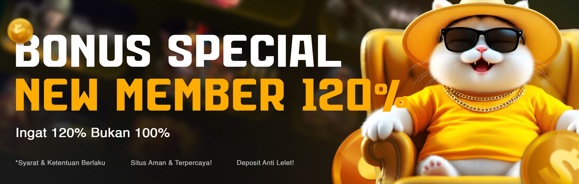 BONUS NEW MEMBER 120%